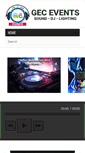 Mobile Screenshot of gecevents.com